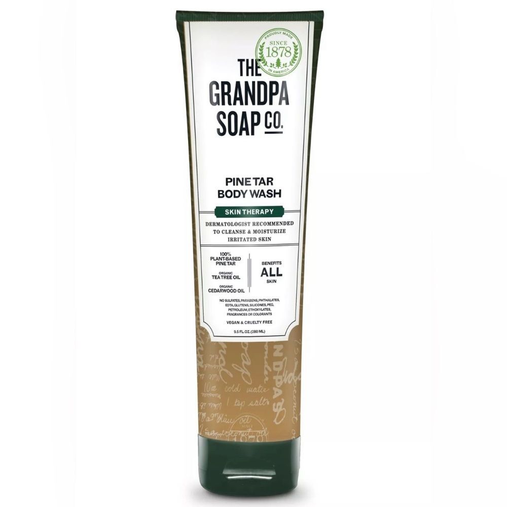 The Grandpa Soap Co. Pine Tar Body Wash ~Skin Therapy For Irritated Skin 9.5 Oz